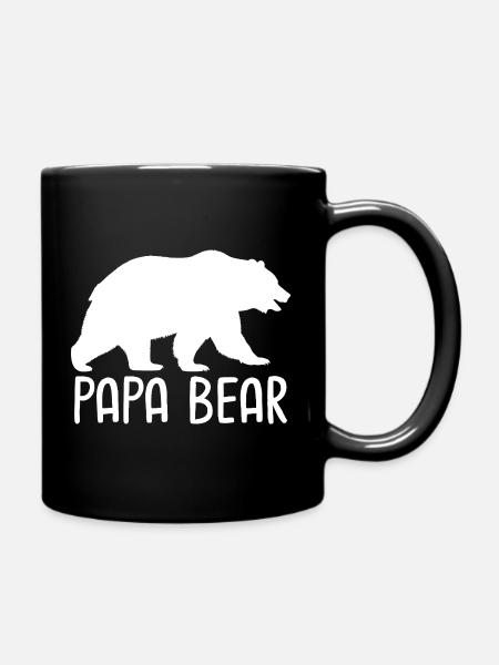 Papa Ours - Mug uni - noir
