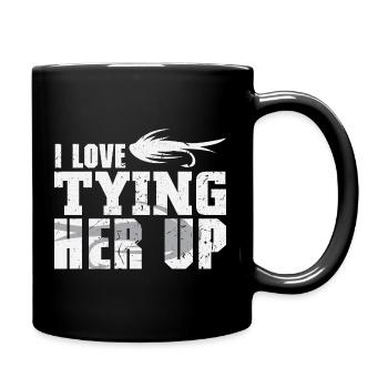 Angler Gift Funny Fishing Fisherman Fishing - Full Colour Mug - black - Right