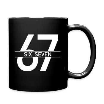 67 Six Seven Meme 6 7 Clean - Full Colour Mug - black - Right