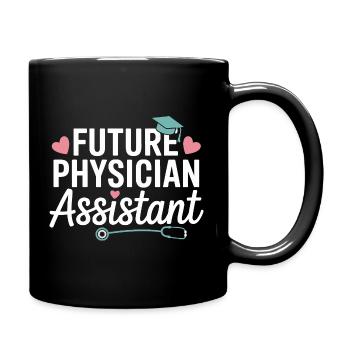 Zukünftiger Physician Assistant Stil - Tasse einfarbig - Schwarz - Rechts