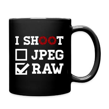 I Shoot – Photographe photo - Mug uni - noir - Droite