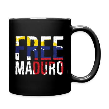Carte libre du Venezuela de Maduro - Mug uni - noir - Droite