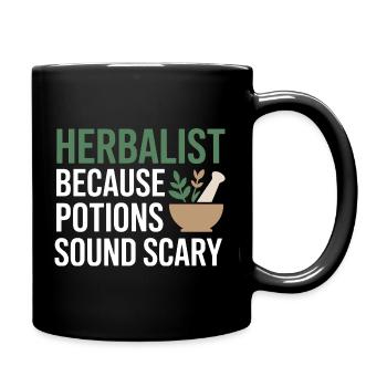 Certified Botanical Practitioner Clinical Gear  - Full Colour Mug - black - Right