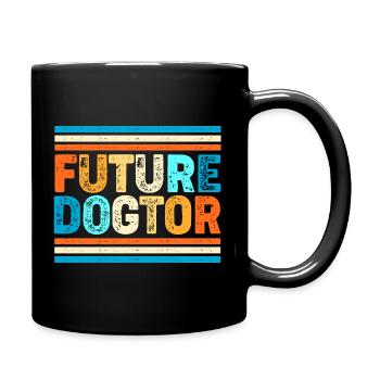 Veterinarian Veterinary Medicine Veterinary Veterinarian - Full Colour Mug - black - Right
