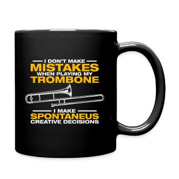 Trombone spontané Tromboniste Tromboniste - Mug uni - noir - Droite