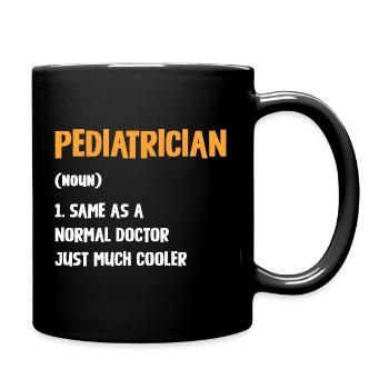 Pédiatre avec un style supplémentaire - Mug uni - noir - Droite