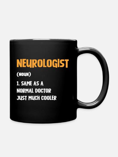 Neurologe Spruch: Herausragender Arzt - Tasse einfarbig - Schwarz