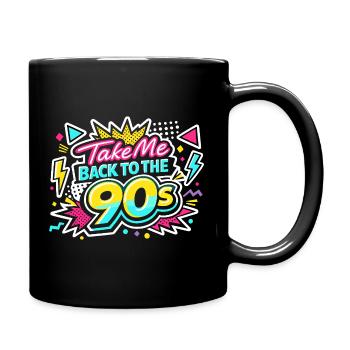 Retour aux tenues rétro des années 90 et 90 - Mug uni - noir - Droite