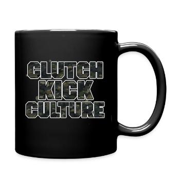 Clutch Kick Culture Drift Style Design Camouflage - Full Colour Mug - black - Right