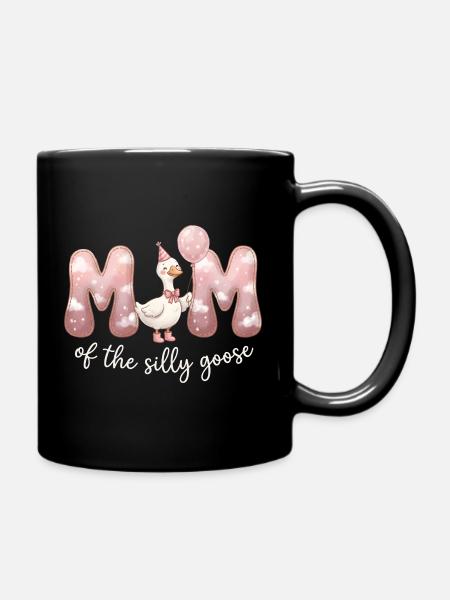 Mom of the Silly Goose - Full Colour Mug - black
