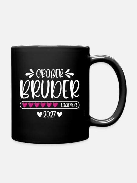 Großer Bruder 2027 loading - Tasse einfarbig - Schwarz