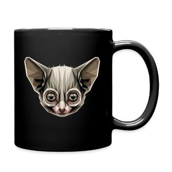 Galago Bush Baby Monkey Galagos Monkey Cute Galago - Full Colour Mug - black - Right