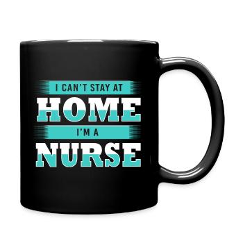 Krankenpfleger Krankenhaus Pfleger Geschenk - Tasse einfarbig - Schwarz - Rechts