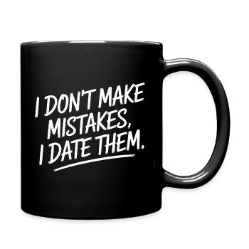 Je ne fais pas d’erreurs, je sors avec eux, ex-petit ami qui sort avec eux - Mug uni - noir - Droite