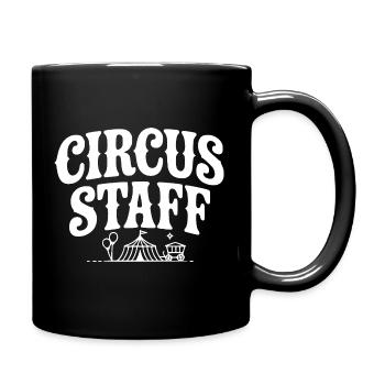Zirkuspersonal - Tasse einfarbig - Schwarz - Rechts