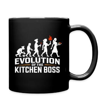 Évolution du chef - Mug uni - noir - Droite