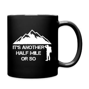 Aventure de Demi-Mile à la Montagne - Mug uni - noir - Droite