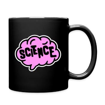 Science Science Statement Nerd Education Saying - Full Colour Mug - black - Right