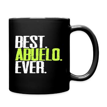 Best Abuelo Ever Opa Spanisch Spruch Retro Vintage - Tasse einfarbig - Schwarz - Rechts