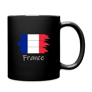 French flag - Full Colour Mug - black - Right