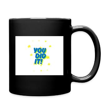 Tu l’as fait, Victory Stars - Mug uni - noir - Droite