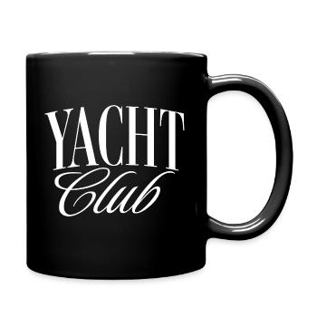 Yacht Club - Tasse einfarbig - Schwarz - Rechts