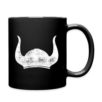 Vikinger - Tasse einfarbig - Schwarz - Rechts