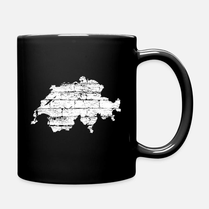 Suisse - Mug uni - noir