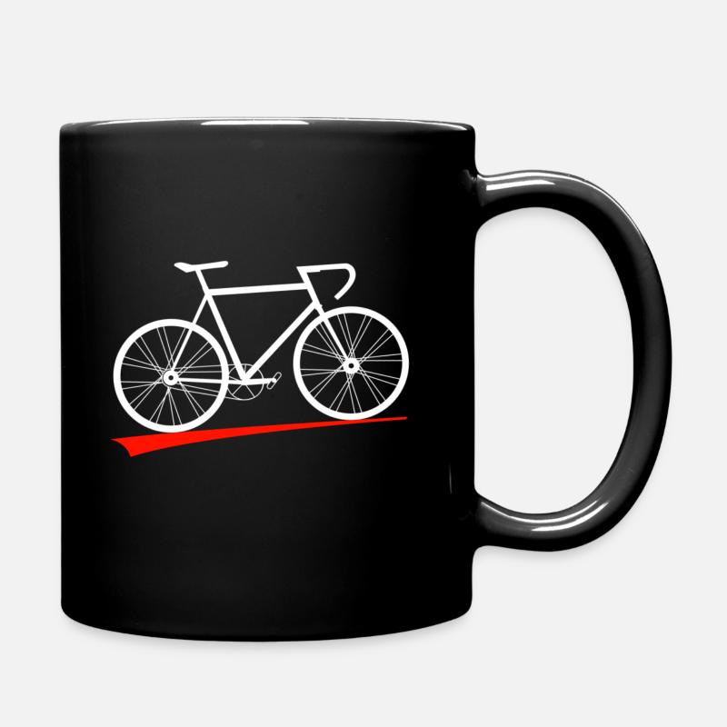 Fahrrad - Tasse einfarbig - Schwarz