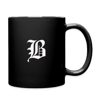 Initiale B - Tasse einfarbig - Schwarz - Rechts