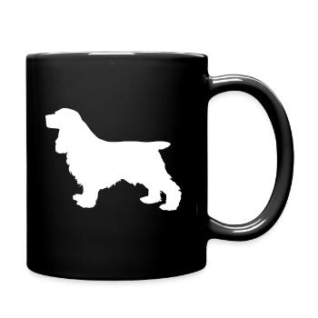 Cocker Spaniel - Mug uni - noir - Droite