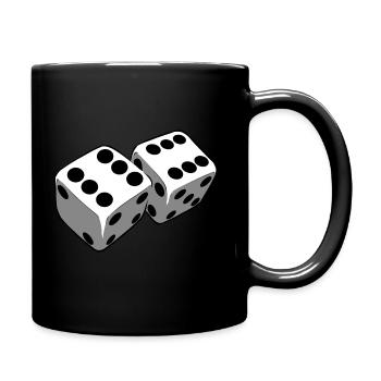 cube - Full Colour Mug - black - Right