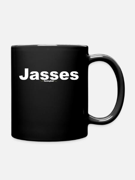 Jasses white - Full Colour Mug - black