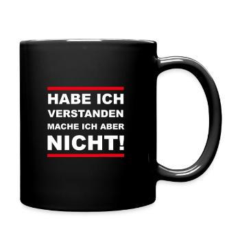 funny saying, gift idea - Full Colour Mug - black - Right