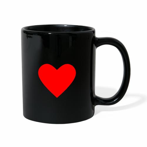 Kahvikuppi - Sydän - Yksivärinen muki