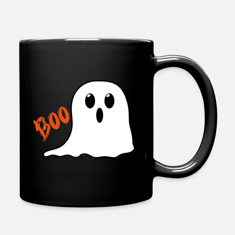 spooky ghost - Tasse einfarbig - Schwarz