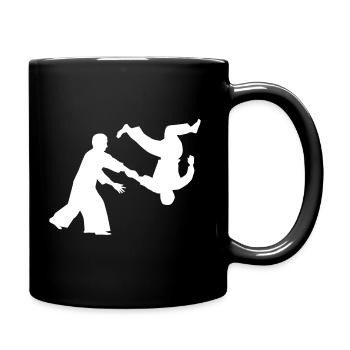 Aïkido - Mug uni - noir - Droite