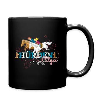 Bibi und Tina 'Hürdenflitzer' - Tasse einfarbig - Schwarz - Rechts