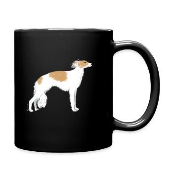 de soie - Mug uni - noir - Droite