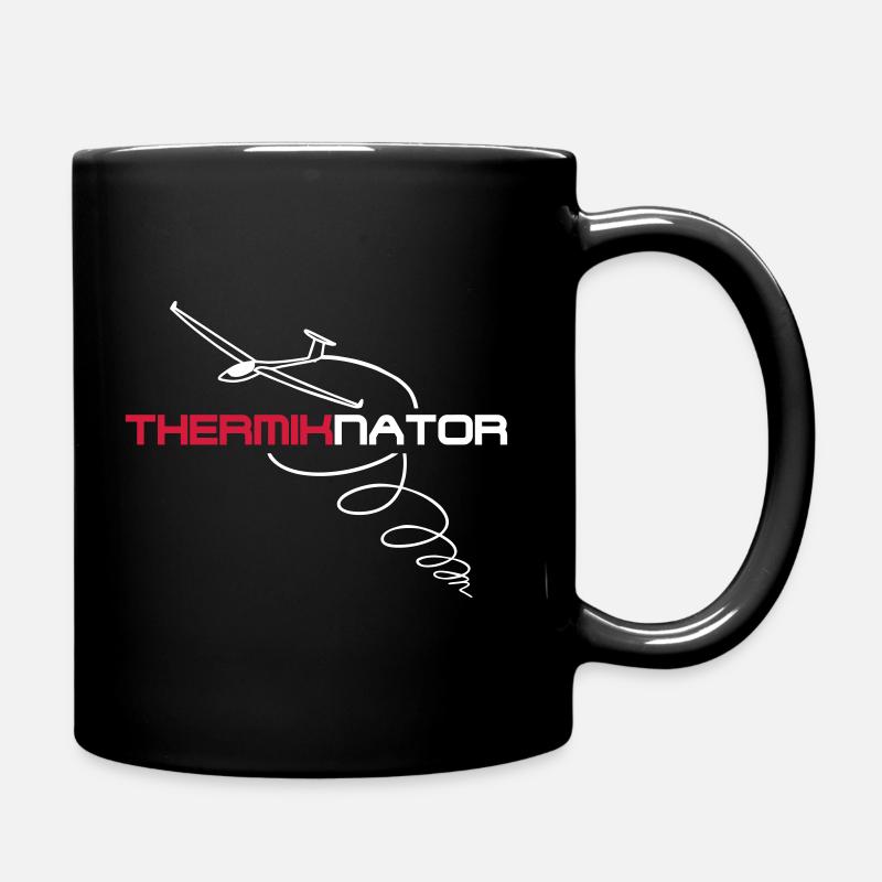 thermiknator planeur drôle planeur pilote - Mug uni - noir