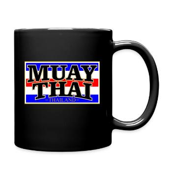 Muay Thai Thailand - Mug uni - noir - Droite