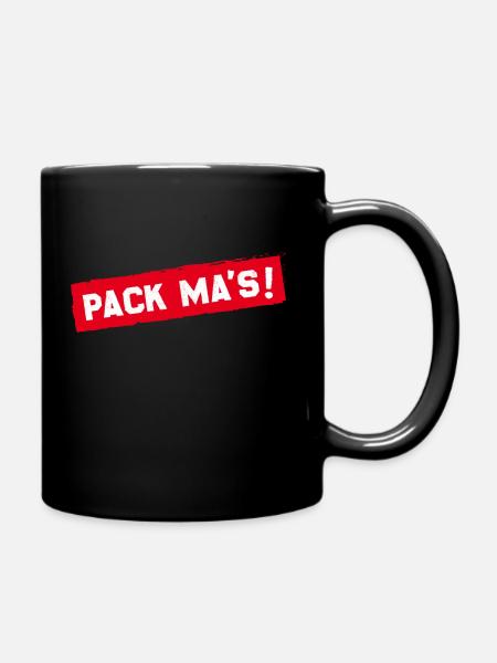 München - Pack ma´s - Tasse einfarbig - Schwarz