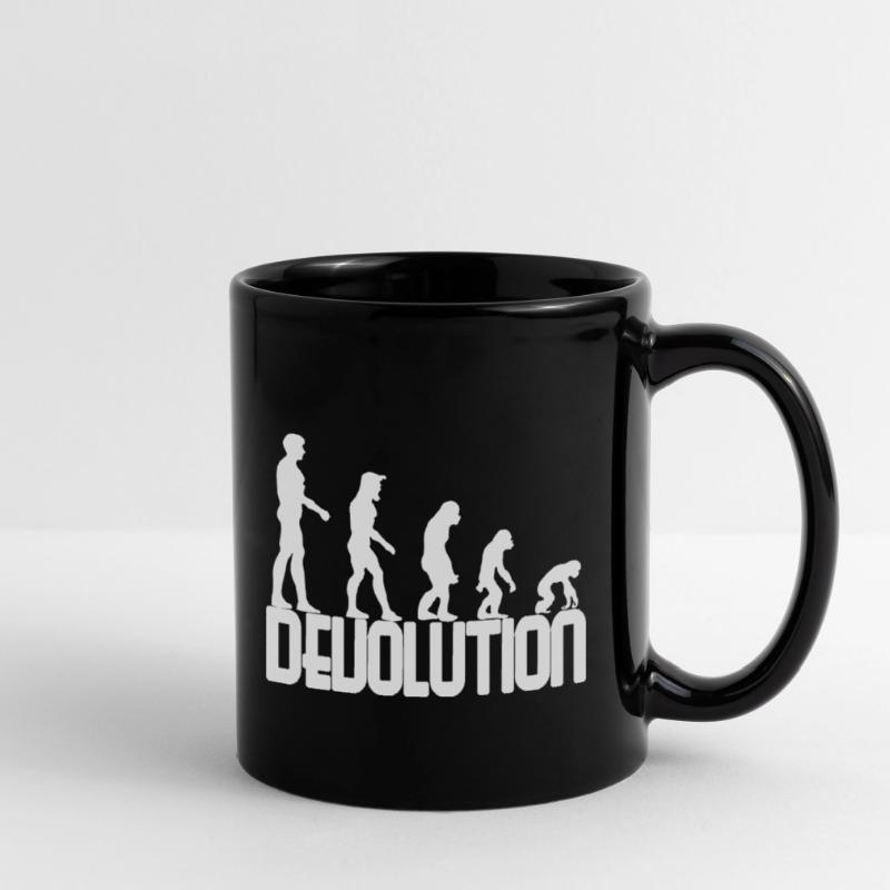 Conception simple de Devolution Evolution Mug uni