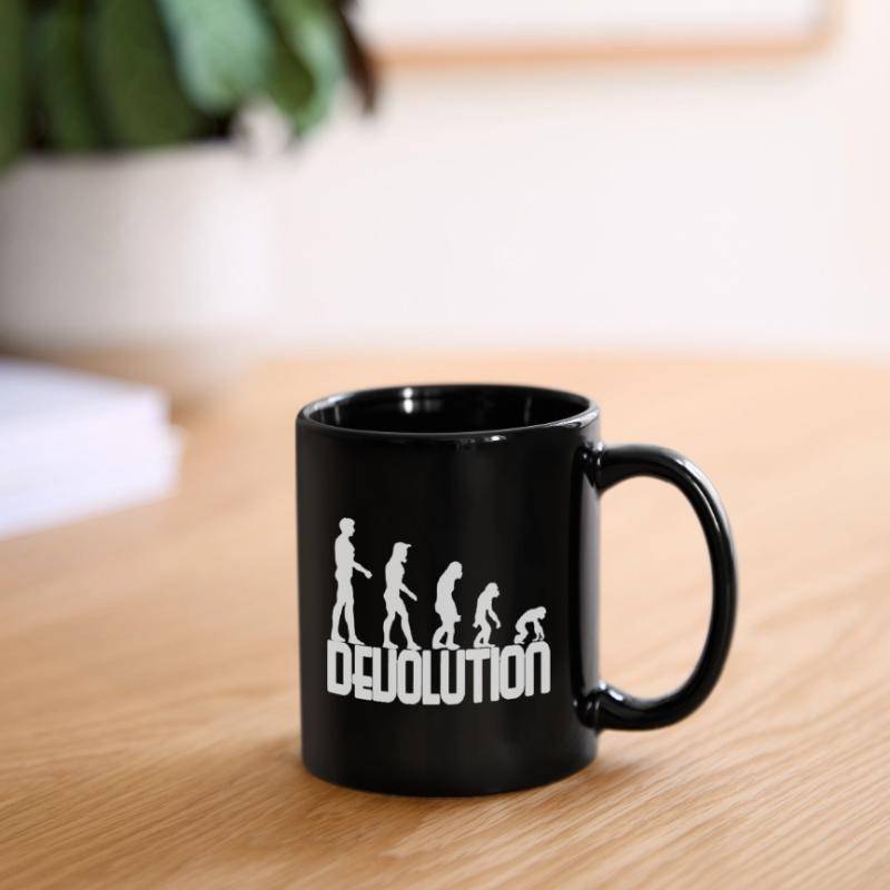 Conception simple de Devolution Evolution Mug uni