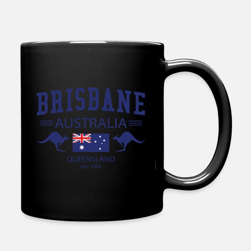 Brisbane - Mug uni - noir