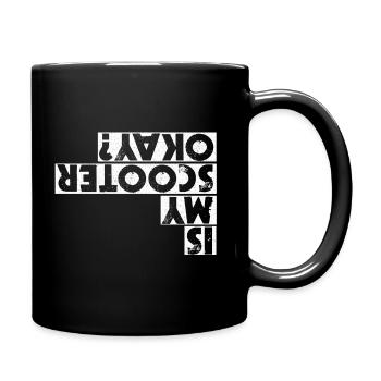 Scooter e-scooter e-scooter stunt stunts kick scooter - Full Colour Mug - black - Right