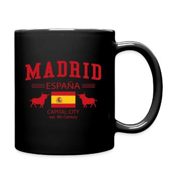 Madrid - Full Colour Mug - black - Right