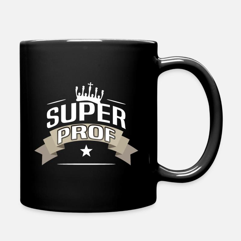 Super Prof - Mug uni - noir