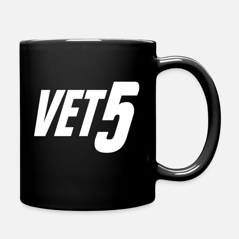 VET 5 - Fanshirt - Tasse einfarbig - Schwarz
