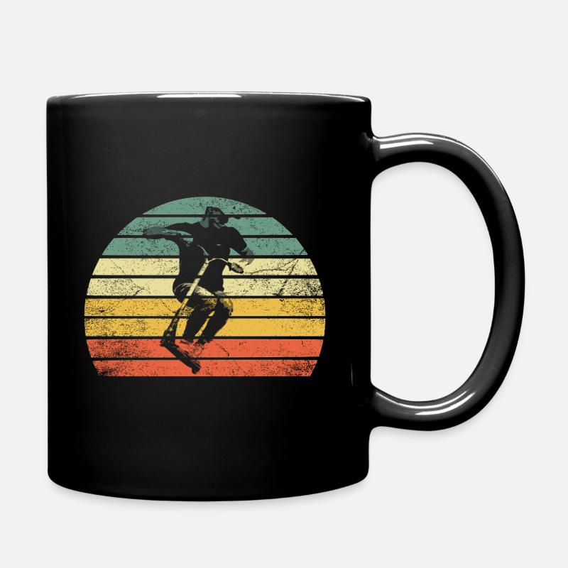 Scooter als Geschenk - Tasse einfarbig - Schwarz